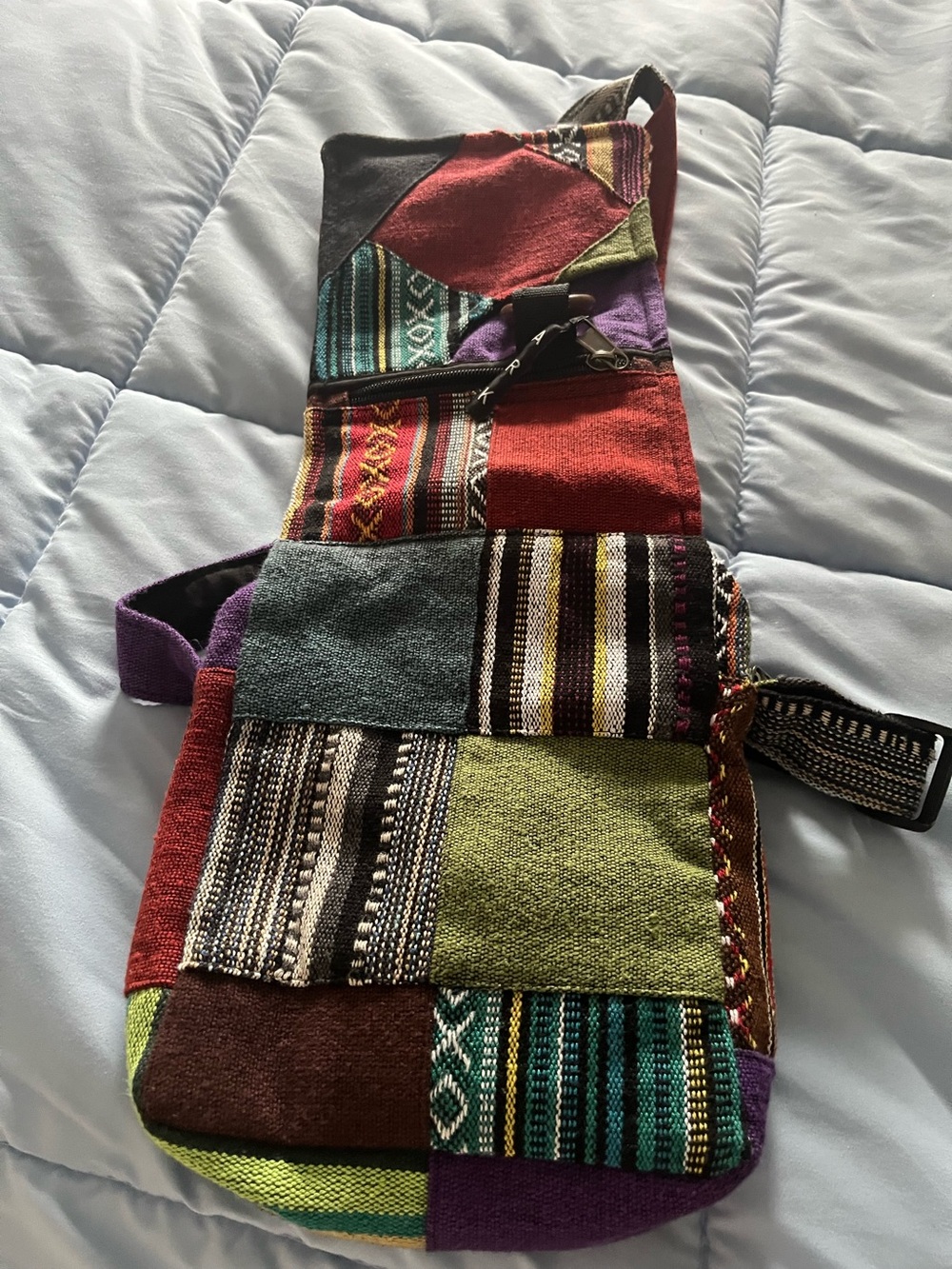 Colorful Patchwork Sling Bag
